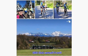 Sortie Club GR3 samedi 4 avril