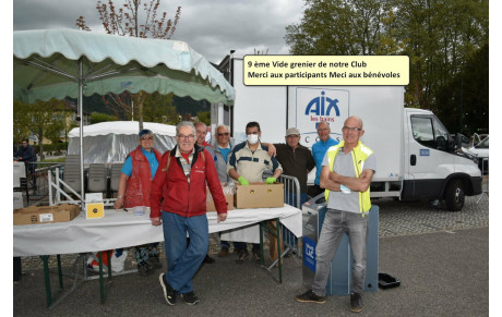 Vide Grenier du 24 avril 2022