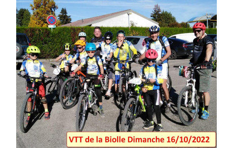 VTT de la Biolle le Dimanche 16 10 2022