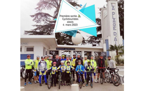 1ère sortie club officielle 2023 avec l'école cyclo