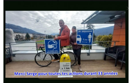 Merci Serge pour toutes tes actions durant 33 années