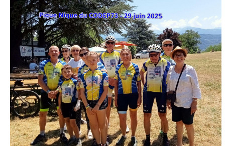 Pique Nique CODEP73 du 29 juin 2025