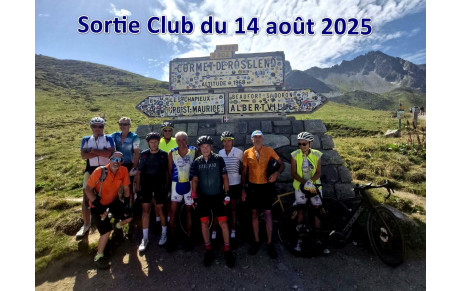 Sortie Club du 14 août 2025